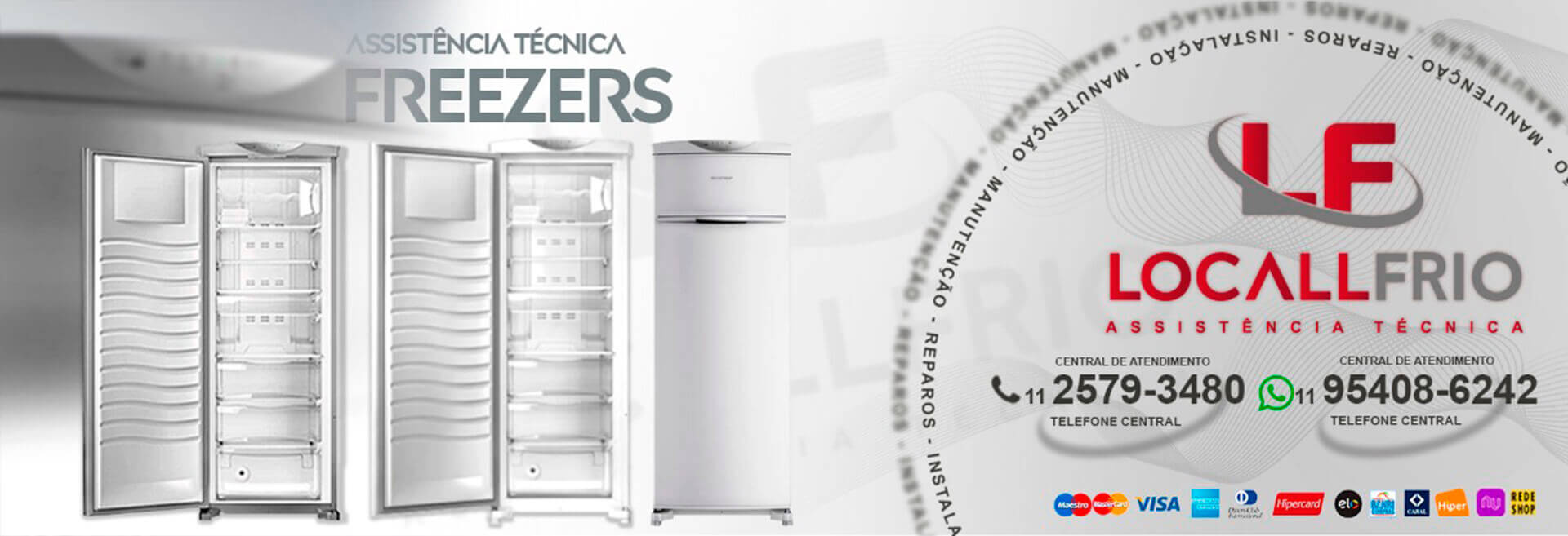 Assistência técnica especializada em freezer Brastemp