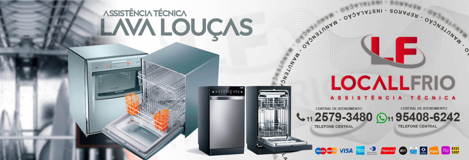 Assistência técnica especializada em lava-louças Brastemp